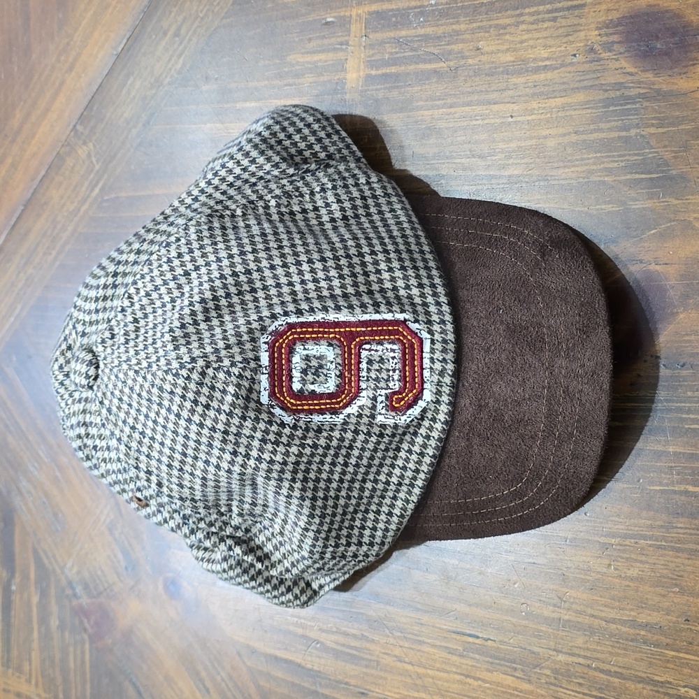NWOT Toddler suede ball cap sz M/L 4-5 years